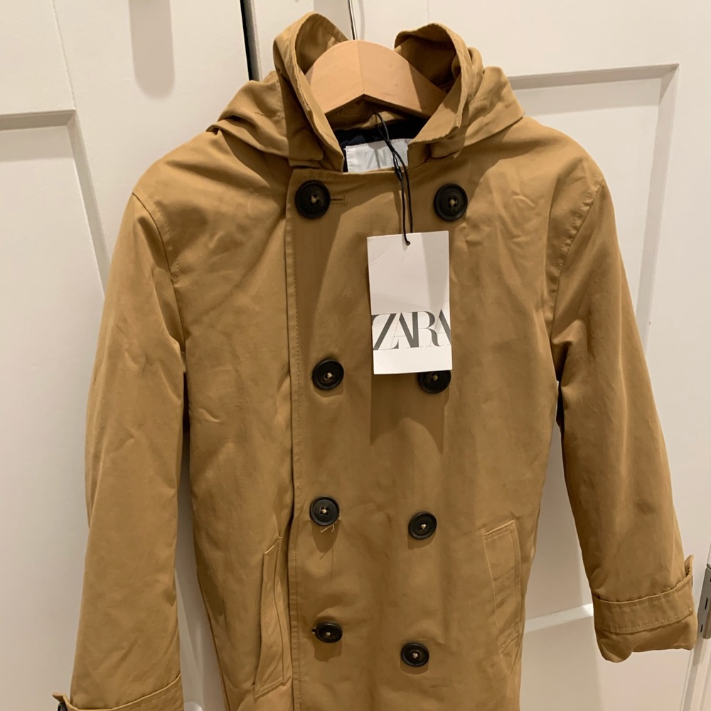 Brand new Zara boys warm lined peacoat